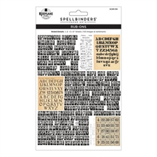 Keepsake Studio Planner (Spellbinders) - Rub-Ons / Noted Details